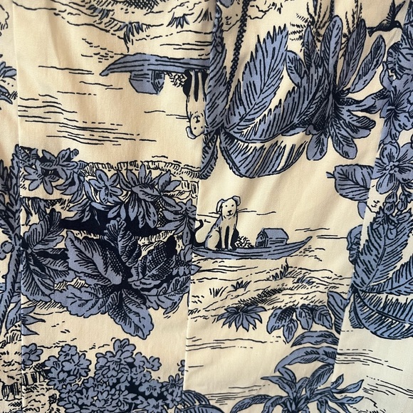 Joie NWOT Tropical Dog Print Dress - Picture 2 of 7